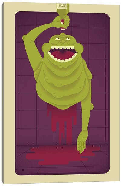 Ugly Little Spud Canvas Art Print - Ghostbusters