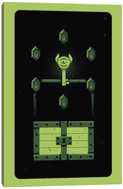 Boss Key Canvas Art Print - The Legend Of Zelda