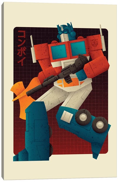 Transform And Roll Out Canvas Art Print - Optimus Prime