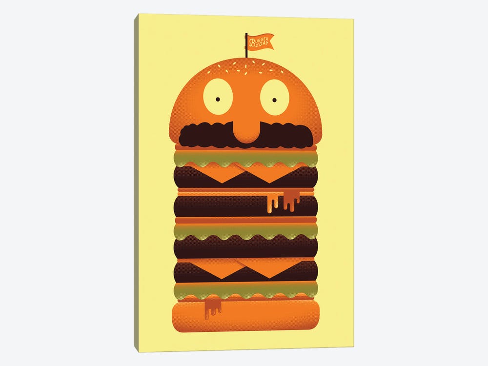 Burger of the Day by Burger Bolt 1-piece Canvas Print