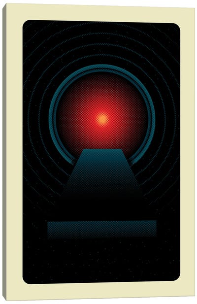 Hello, Dave Canvas Art Print - Science Fiction Minimalist Movie Posters