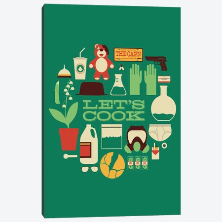 Let's Cook Canvas Print #AHH55} by Andrew Heath Canvas Wall Art