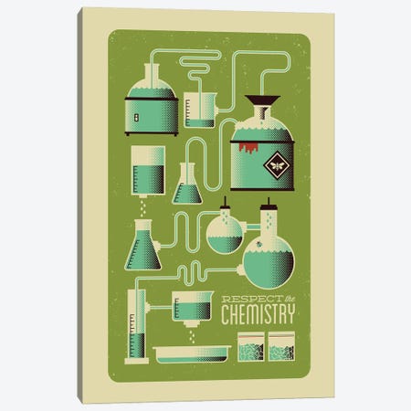Respect the Chemistry Canvas Print #AHH72} by Andrew Heath Art Print