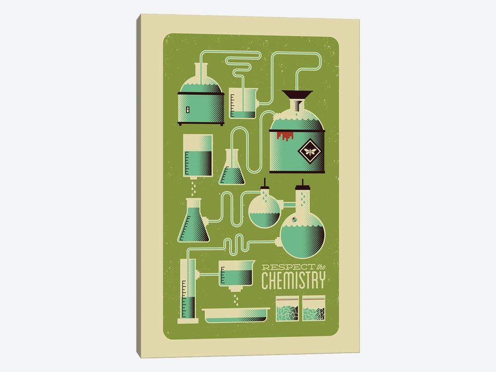 Respect the Chemistry by Burger Bolt 1-piece Art Print