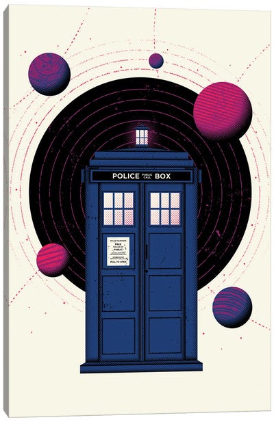 Space & Time Canvas Art Print - Dr. Who