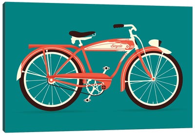 Bicycle Canvas Art Print - Burger Bolt