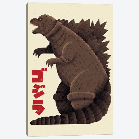 The Monster King Canvas Print #AHH92} by Andrew Heath Art Print