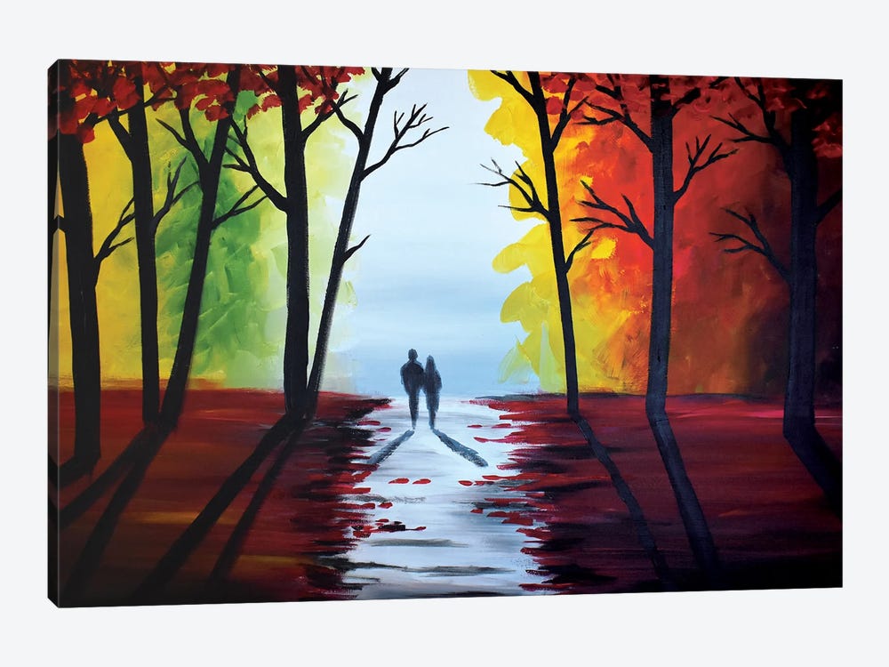 The Colours Of Autumn II by Aisha Haider 1-piece Canvas Artwork