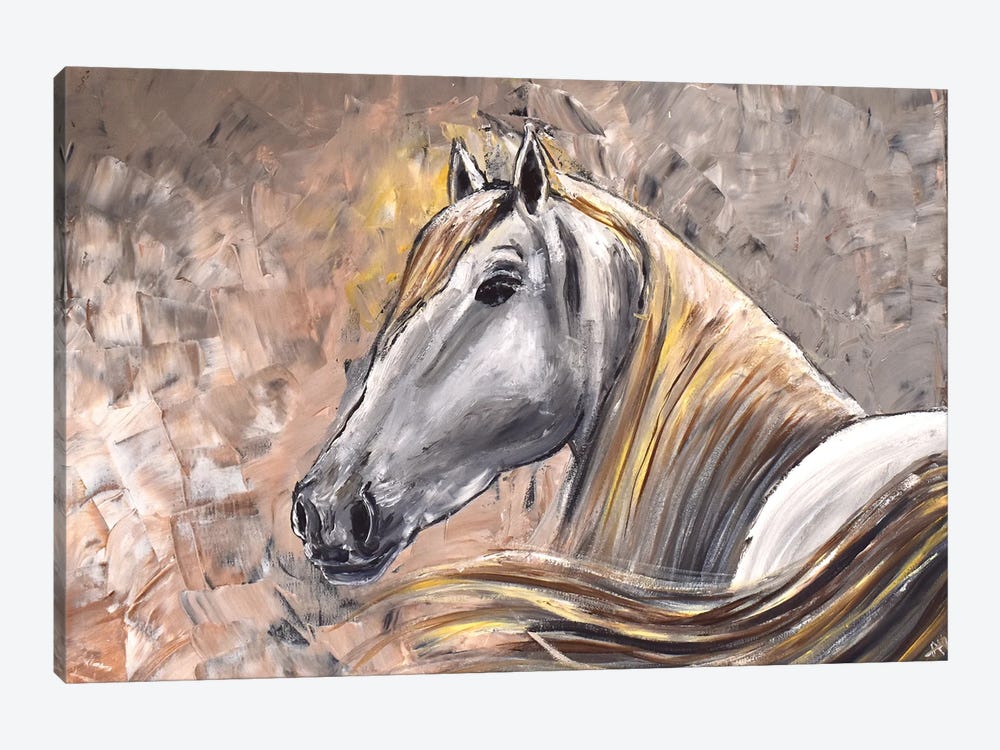 Graceful Horse by Aisha Haider 1-piece Canvas Print