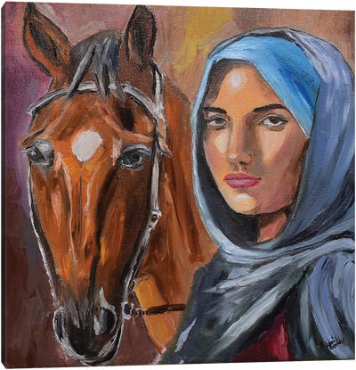 Faith And Loyalty Canvas Art Print - Aisha Haider