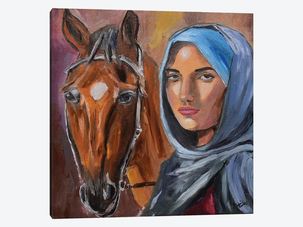 Faith And Loyalty by Aisha Haider 1-piece Canvas Art Print