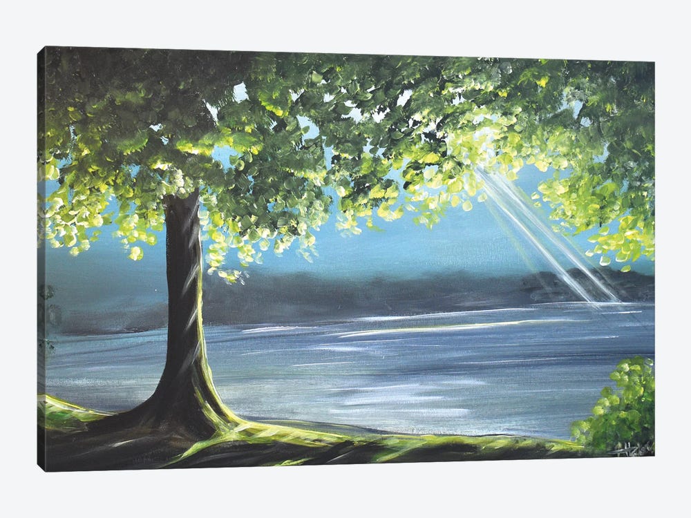 Illuminating Woodlands by Aisha Haider 1-piece Canvas Artwork