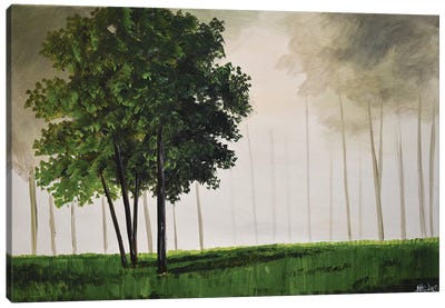 One Green Tree Canvas Art Print - Aisha Haider