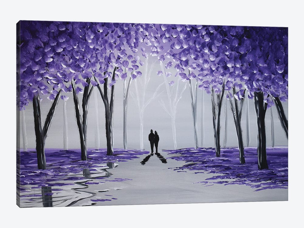 Through The Violet Trees V by Aisha Haider 1-piece Canvas Wall Art