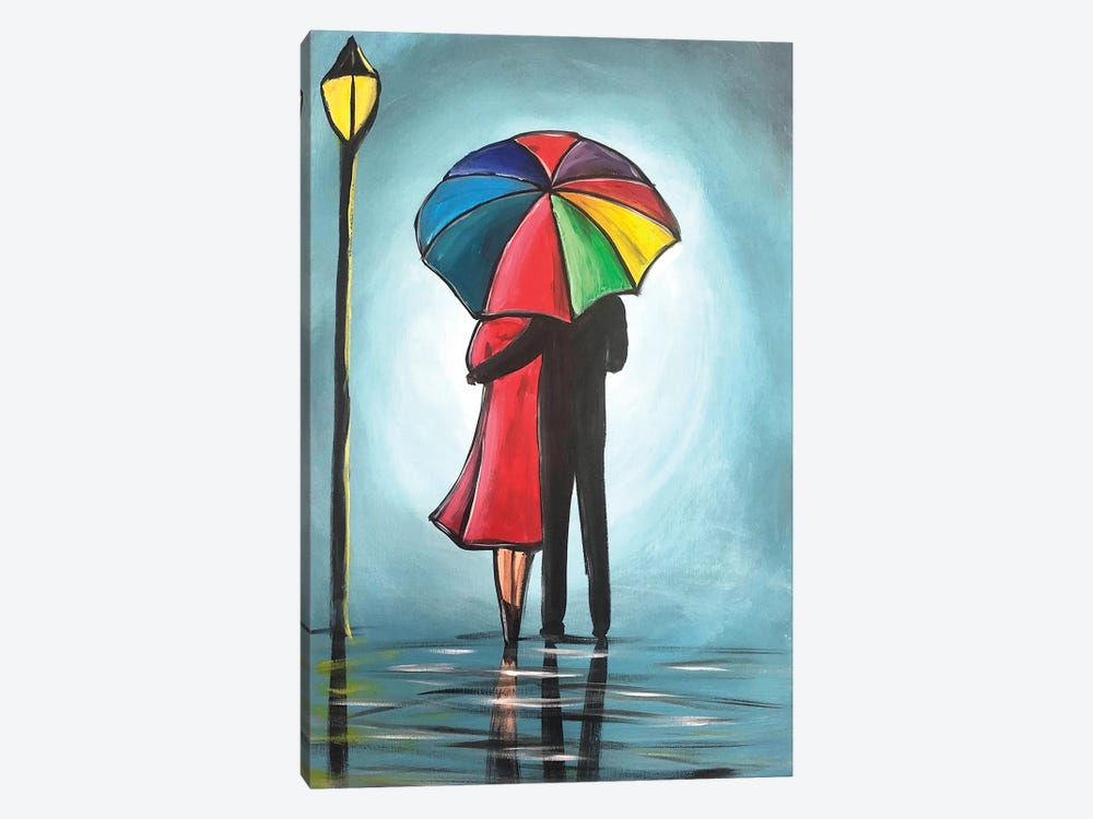 Under The Same Umbrella by Aisha Haider 1-piece Canvas Print