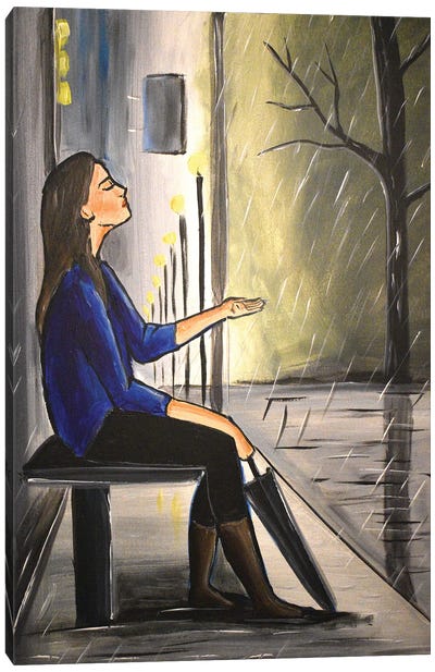 Shelter From The Rain II Canvas Art Print - Aisha Haider