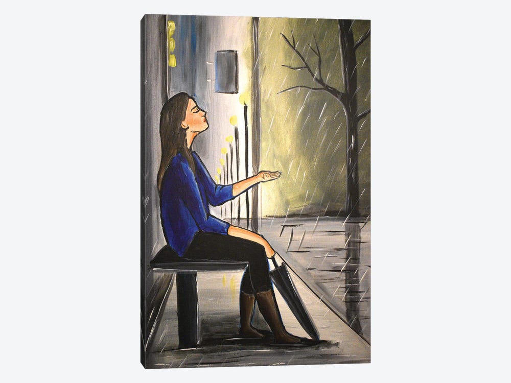 Shelter From The Rain II by Aisha Haider 1-piece Canvas Wall Art