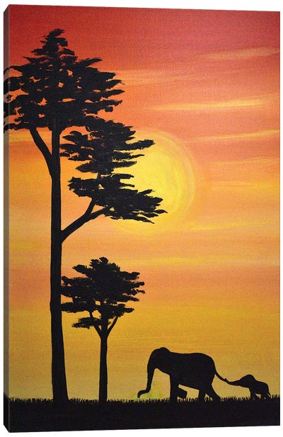 Come Along Canvas Art Print - African Heritage Art