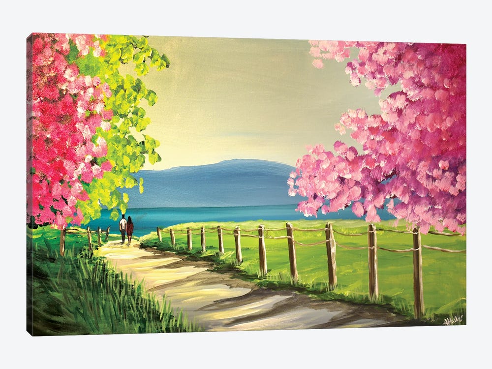 A Beautiful Day To Walk by Aisha Haider 1-piece Canvas Art Print