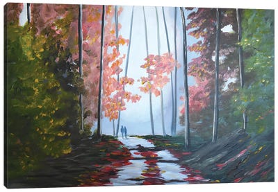 Autumn Hues Canvas Art Print - Aisha Haider