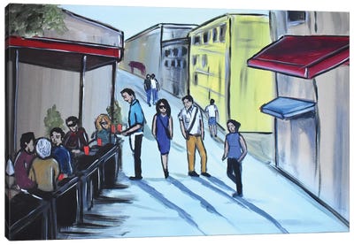 Busy Streets Canvas Art Print - Aisha Haider