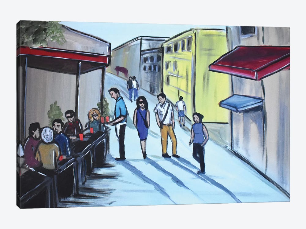 Busy Streets by Aisha Haider 1-piece Canvas Art Print