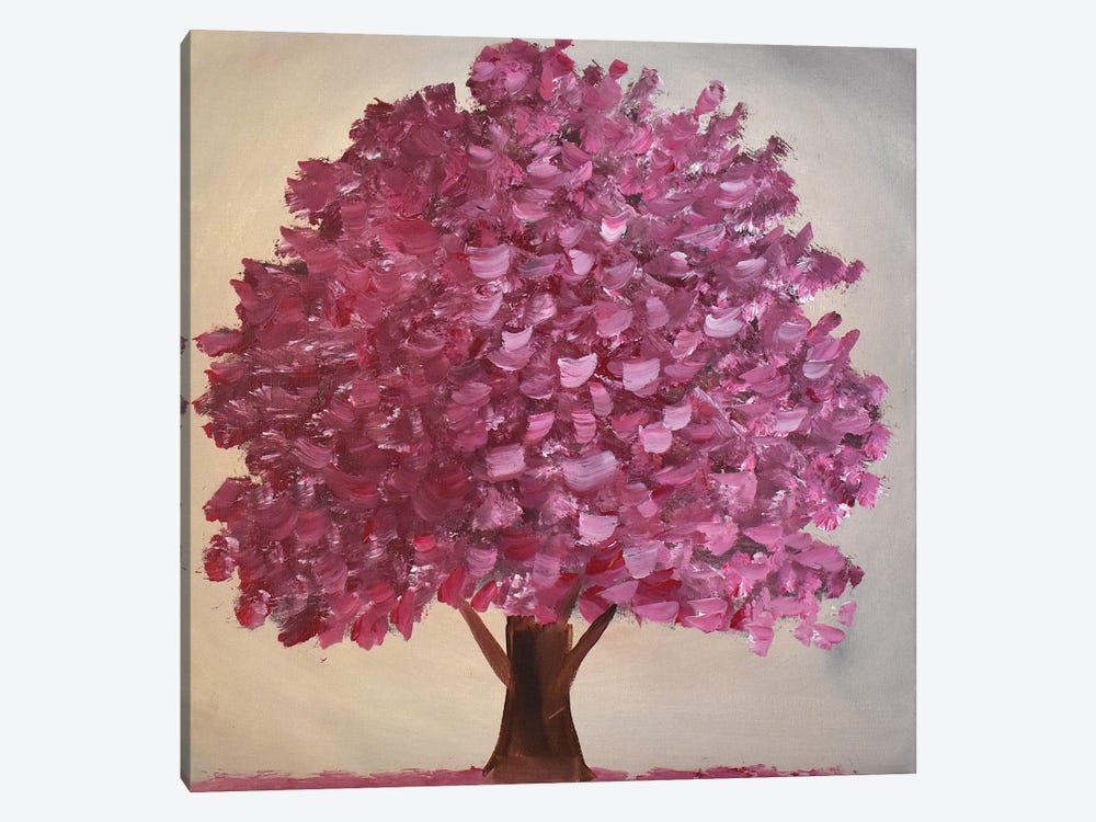Cherry Blossom Tree by Aisha Haider 1-piece Canvas Artwork