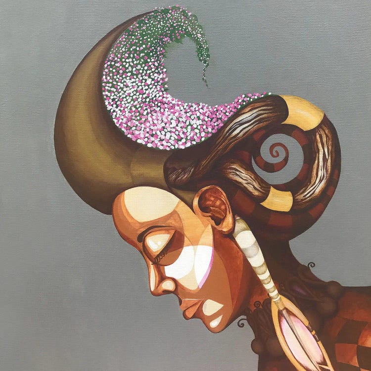 Warrior Woman by Ashley Joi wall art