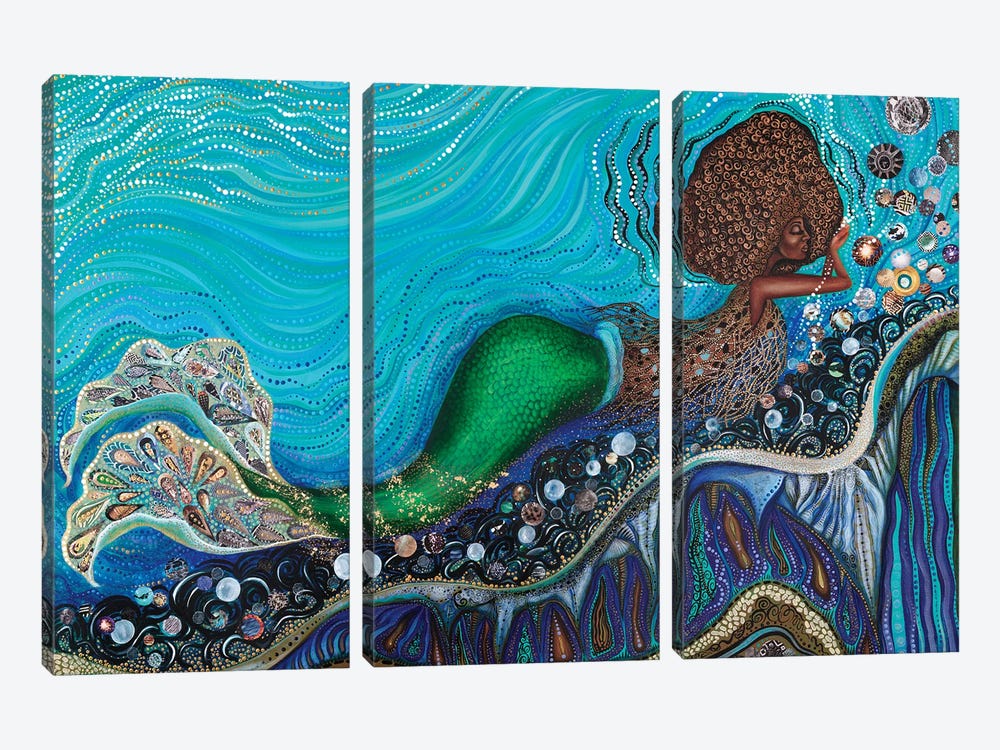 Yemaya's Nursery by Ashley Joi 3-piece Canvas Print