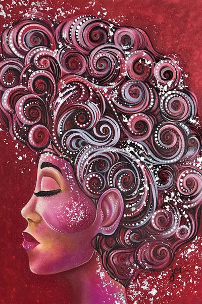 Ruby Woo by Ashley Joi canvas print