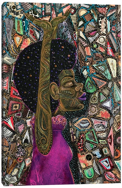 Push Through Canvas Art Print - Black Lives Matter Art
