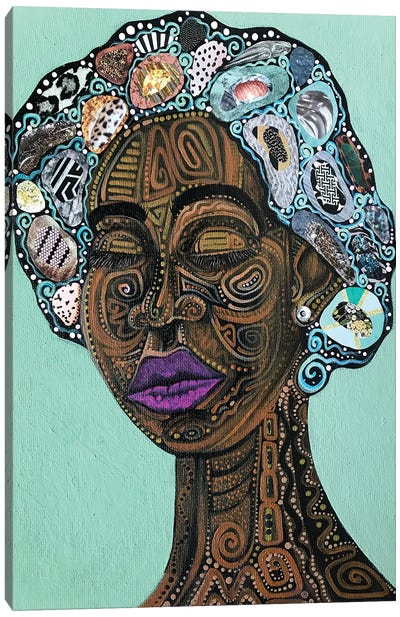 Miss Loretta Canvas Art Print - #BlackGirlMagic