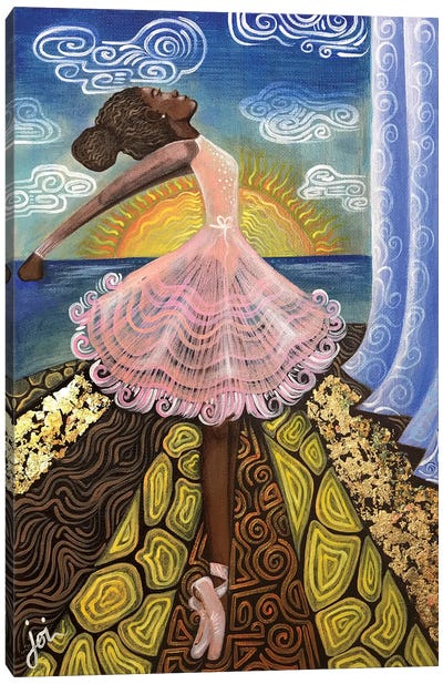 Before The Curtain Rises Canvas Art Print - Ashley Joi