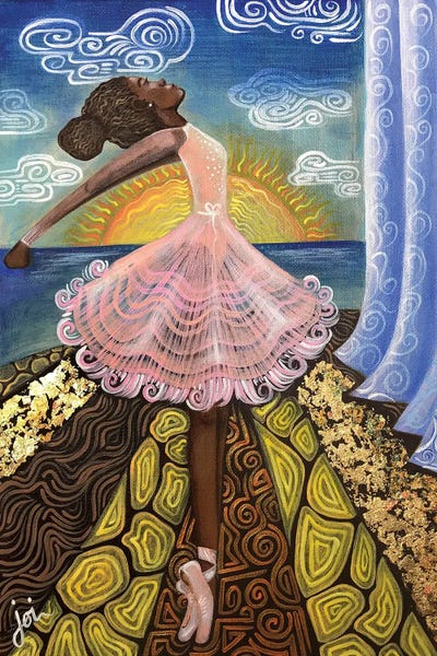 Kids Inspirational Art: Before The Curtain Rises by Ashley Joi