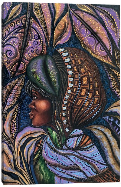 Harriet Under The Veil Of Night Canvas Art Print - Ashley Joi
