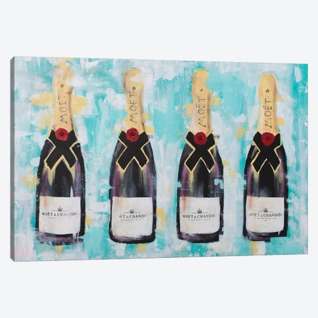 Framed Poster Prints - LV Champagne Bottle by Martina Pavlova ( Food & Drink > Drinks > Champagne art) - 32x24x1