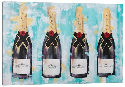 Moet and Chandon Canvas Art Print - Champagne Art