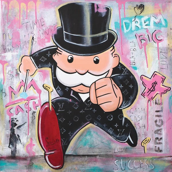 All Turquoise: Mr. Monopoly by Artash Hakobyan