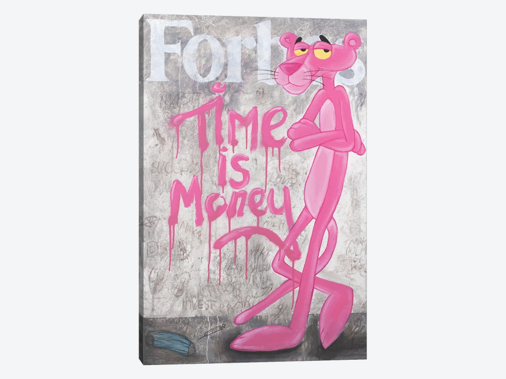 Pink Panther - Forbes by Artash Hakobyan 1-piece Canvas Art Print