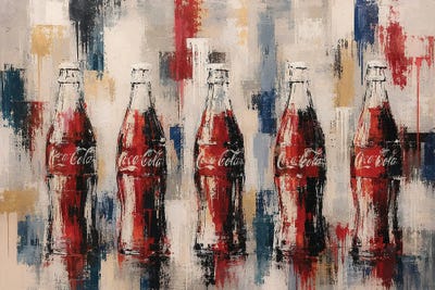 All Greens - Canvas Prints: Bottles by Artash Hakobyan