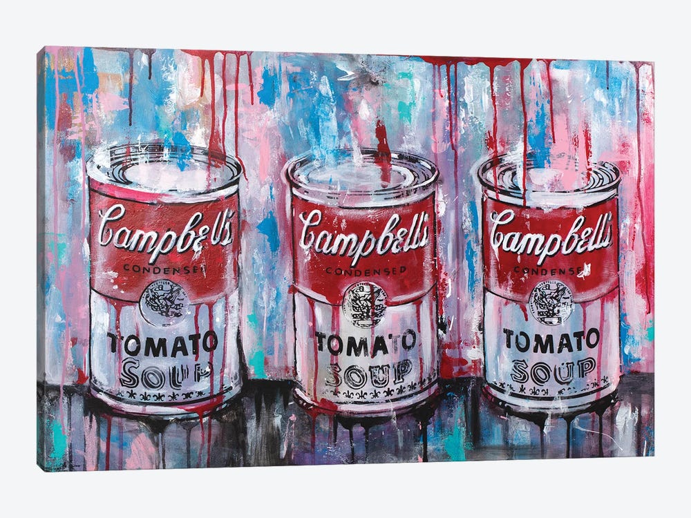 3 Campbell's Soup by Artash Hakobyan 1-piece Canvas Artwork