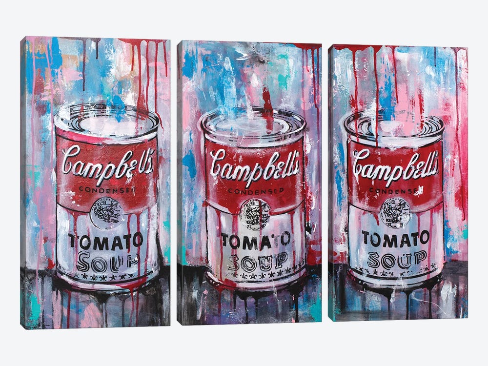 3 Campbell's Soup by Artash Hakobyan 3-piece Canvas Art