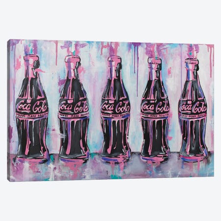 5 Coca Cola Bottles II Canvas Print #AHK3} by Artash Hakobyan Canvas Art Print