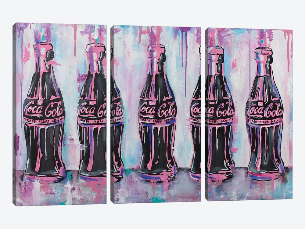 5 Coca Cola Bottles II by Artash Hakobyan 3-piece Canvas Artwork