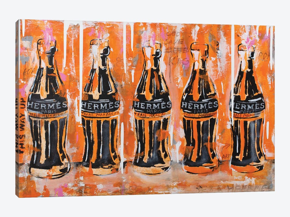 5 Coca Cola Bottles III by Artash Hakobyan 1-piece Canvas Art Print