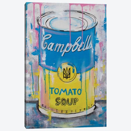 Campbell's soup Canvas Print #AHK6} by Artash Hakobyan Canvas Artwork
