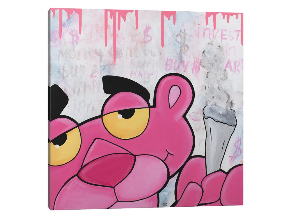 Pink Panther Painting by Artash Hakobyan