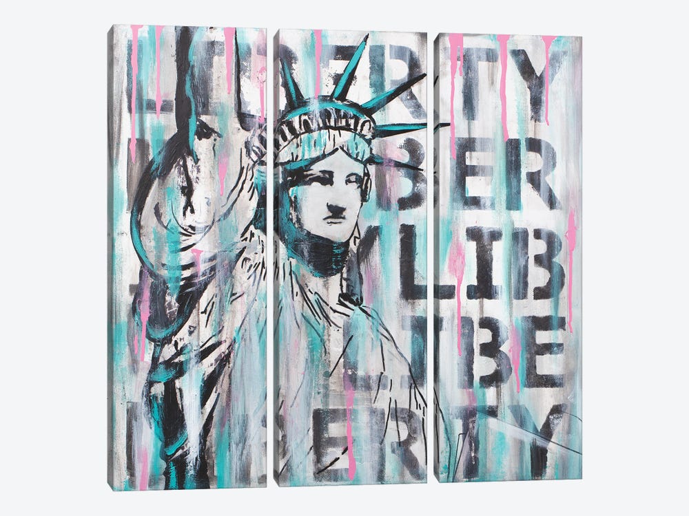 Liberty by Artash Hakobyan 3-piece Canvas Artwork