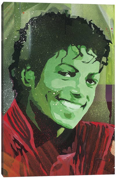 Mike Canvas Art Print - Michael Jackson