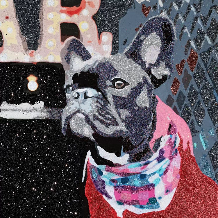 Biggie In Red by Julie Ahmad wall art